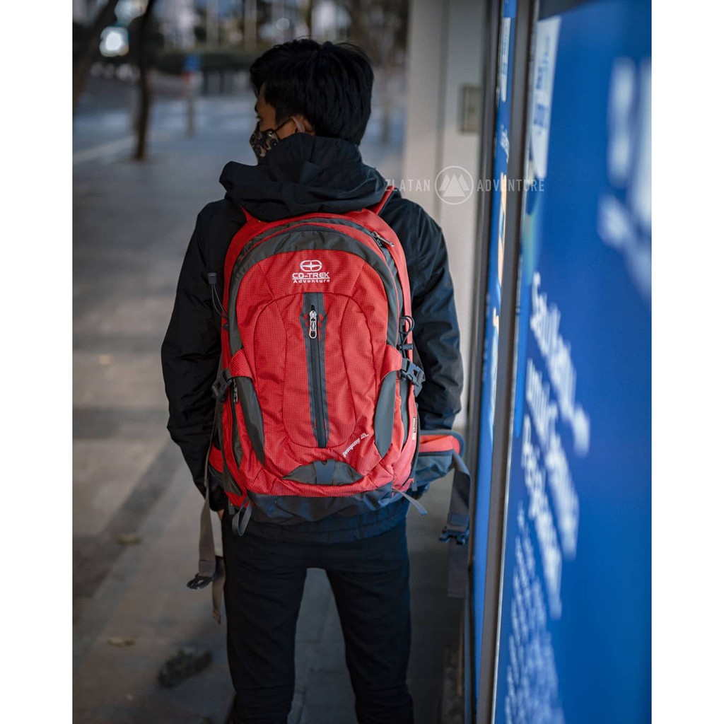 Tas Ransel / Daypack Co-trek Jempang 40L Include Rain Cover Original Terlaris
