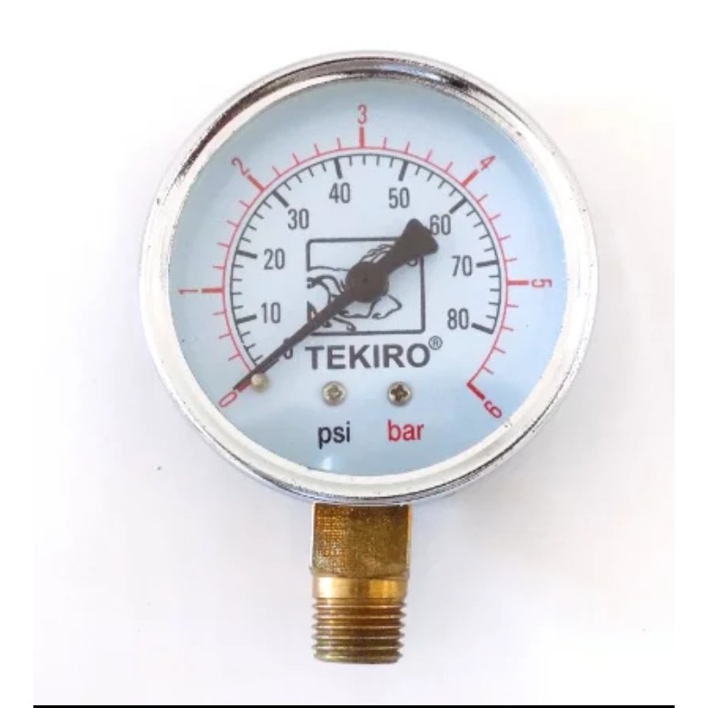 TEKIRO ALAT UKUR TEKANAN BAN 10 BAR / PREASURE GAUGE 10