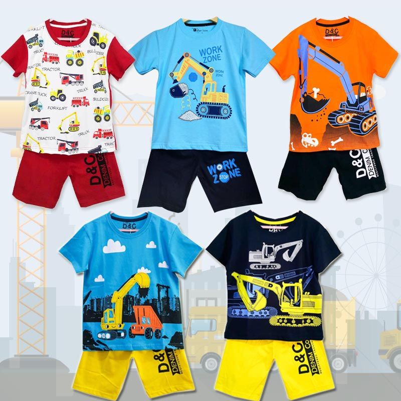 Setelan baju anak laki-laki 1- 10 tahun