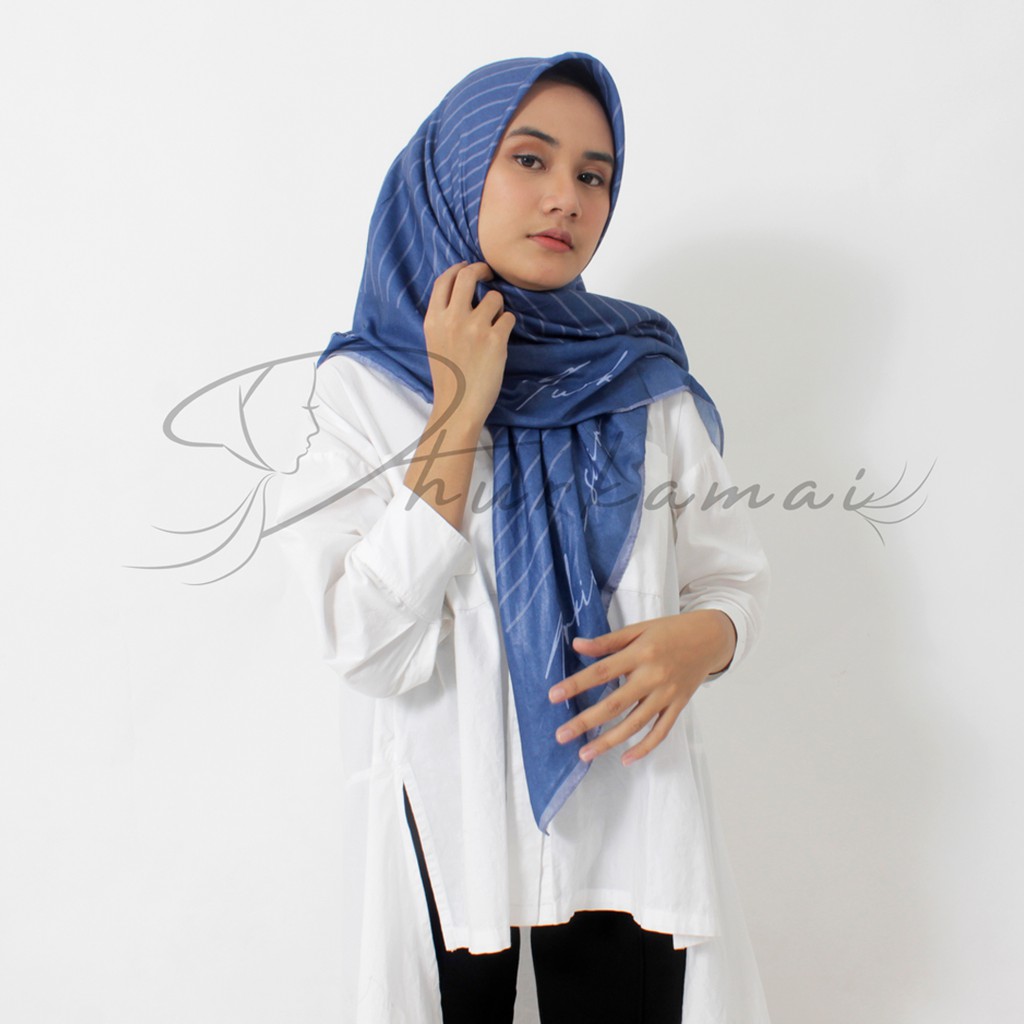 DHURKAMAI HIJAB SEGIEMPAT VOAL SHINE - TURKIYE ESARP - MOTIF GRAMMI