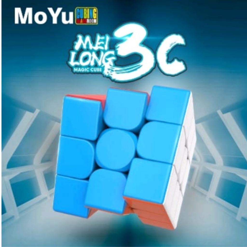 Rubik 3x3 Moyu Meilong Stickerless MFJS Original Termurah | Rubik Moyu Meilong 3x3 | Rubik 3x3 Premium 3.47 WCA | Rubik 3x3 Licin | Mainan Edukasi Anak