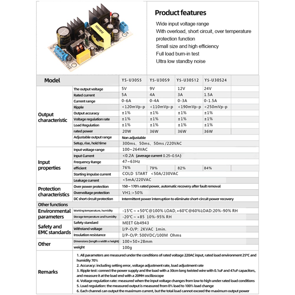 Modul Konverter Power Supply Ac-Dc Dc 5v / 12v / 24v