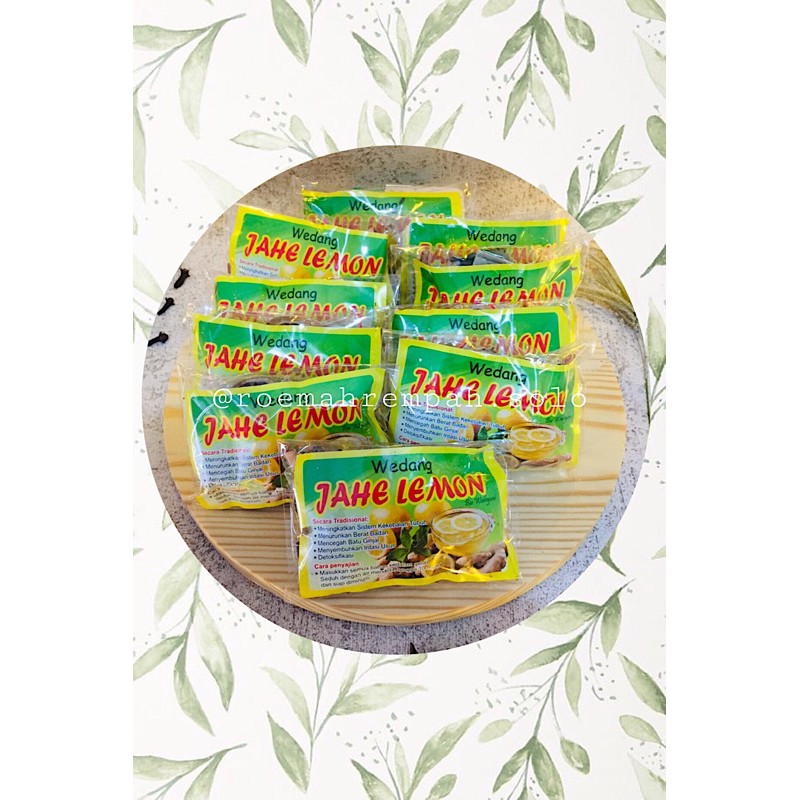 

Wedang Jahe Lemon