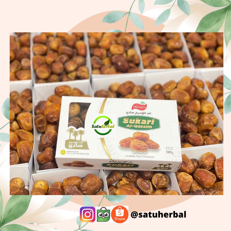 Kurma Sukari 500 gram Humaira al qassim dates sukari asli original