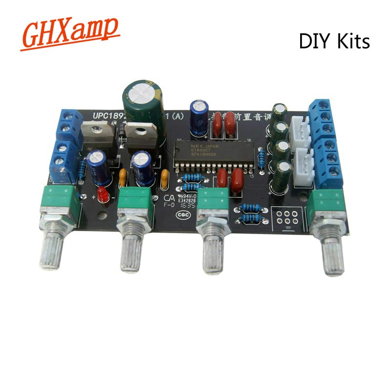 konektor GHXAMP UPC1892 Preamplifier Tone Control Board Kits Speaker Amplifiers DIY Mini Preamp