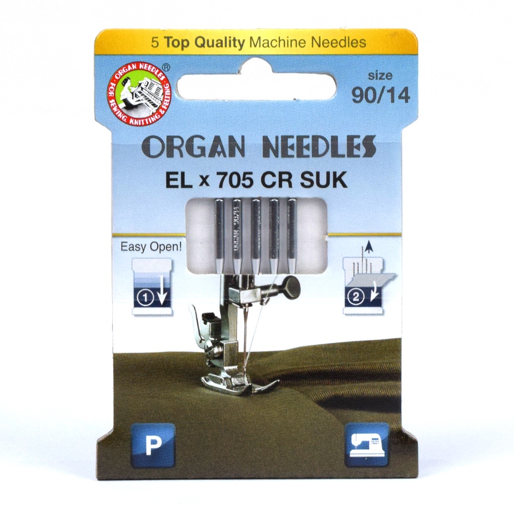 Organ Needles EL x 705 - Jarum Mesin Obras Necci &amp; Overdeck Portable