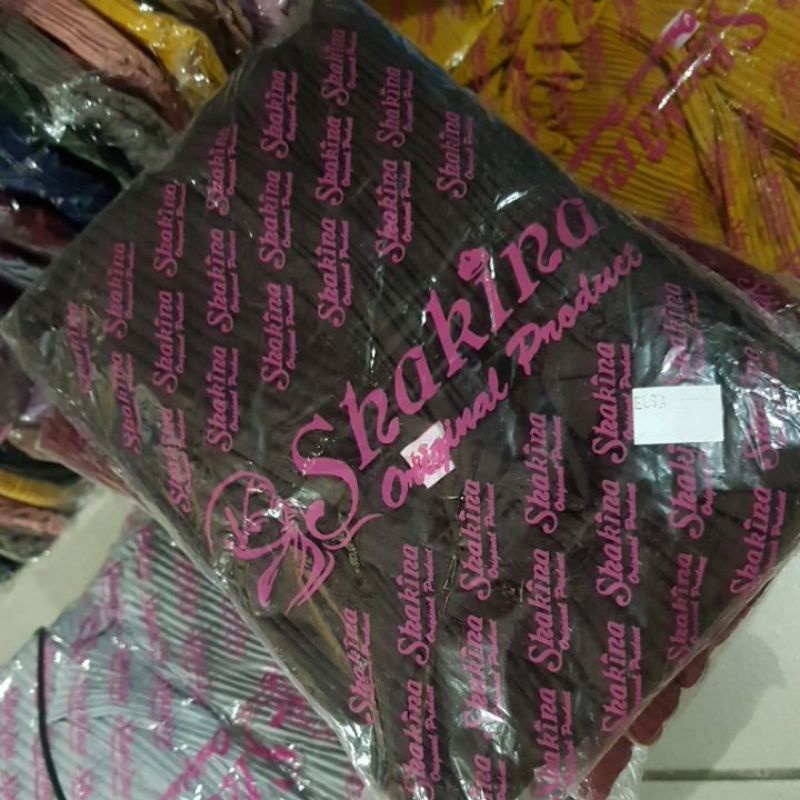 Jilbab Maryam Plisket Elsa Rempel Simpel Original Shakina-Dark Brown