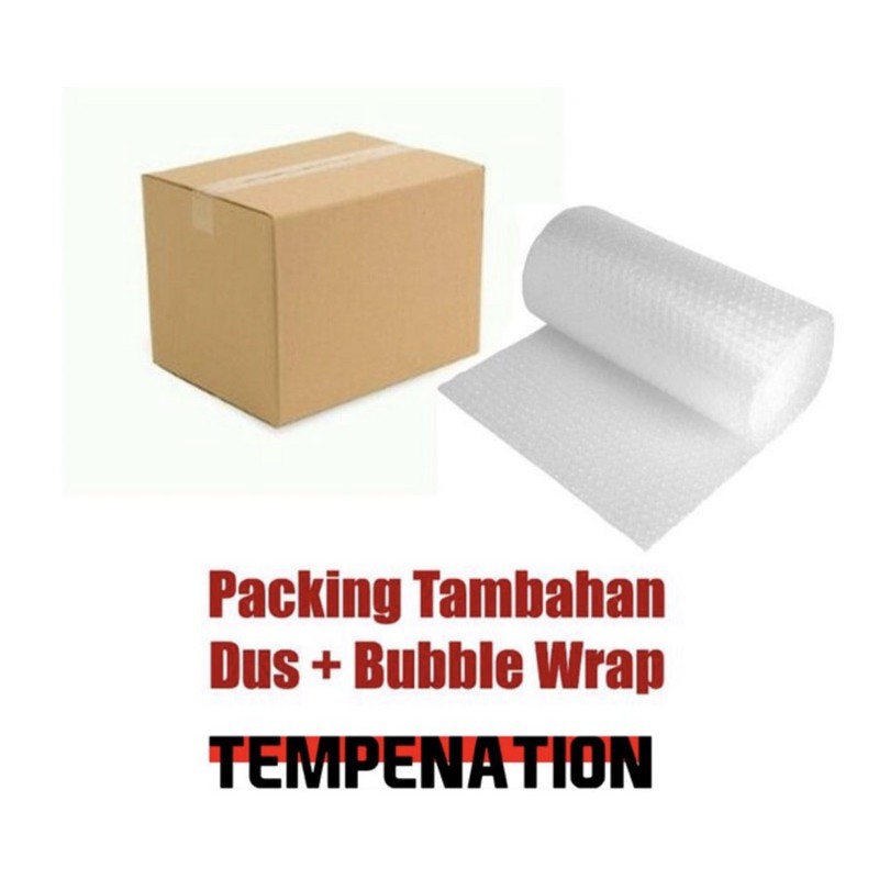 

Kardus dan bubble Tempenation