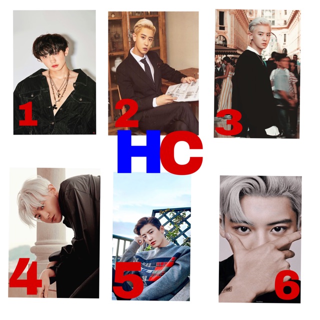 

Poster A4 A3+ Art Karton Glossy Park Chanyeol EXO (bisa request foto lain)