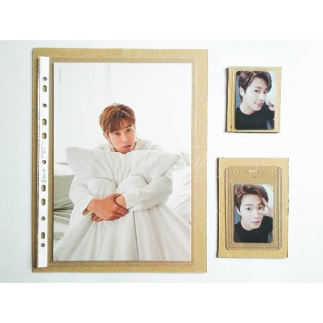 Karton Tebal Yellow/Gray Board Untuk Packing Photocard Postcard