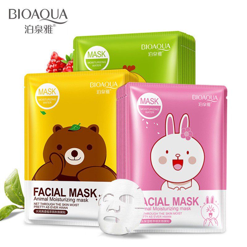NATURAL SHEET MASK / MASKER TOPENG PELEMBAB WAJAH