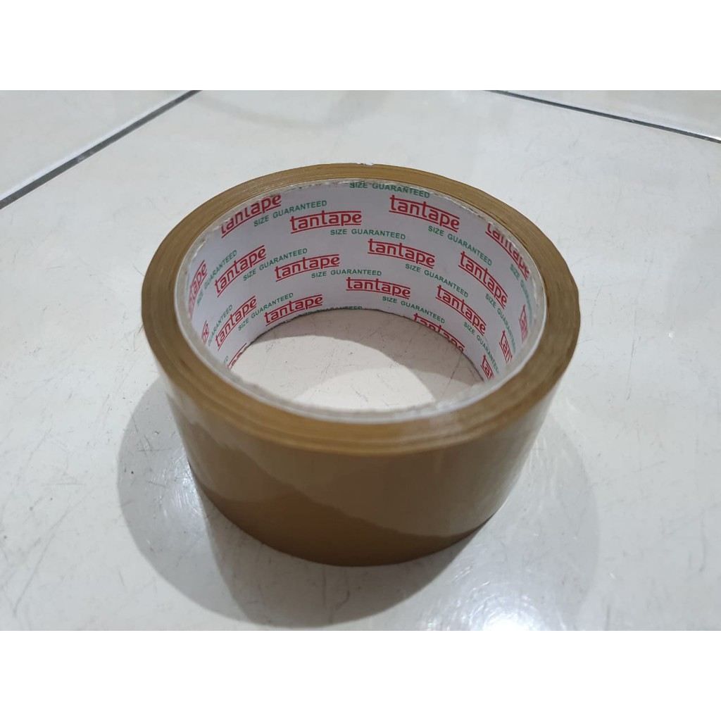 Lakban Plastik OPP Merk Tantape ( Isi 6 roll )