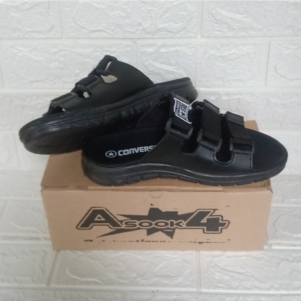 Sandal Selop Pria Converse - Sandal Traveling - Sandal Cowok Slip on Termurah SL-01