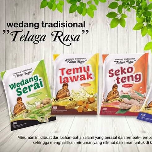 

WEDANG TRADISIONAL TELAGA RASA (Empon empon ) isi 5 sachet