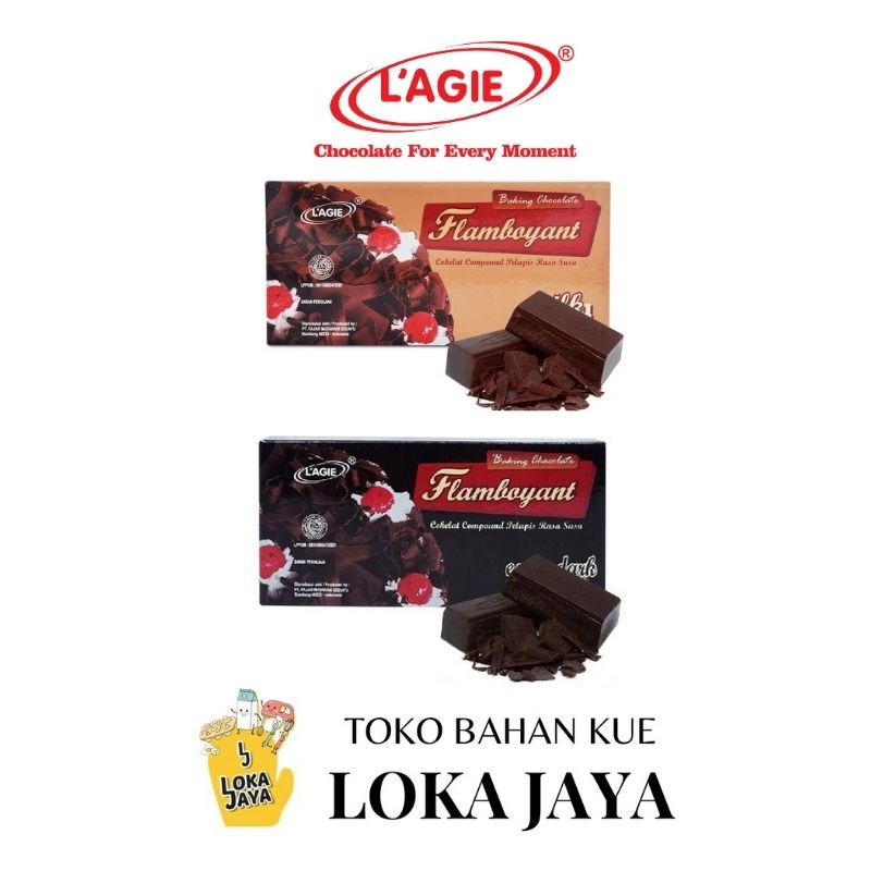 

LAGIE FLAMBOYANT CHOCOLATE COMPOUND 250G (DARK MILK & EXTRA DARK)