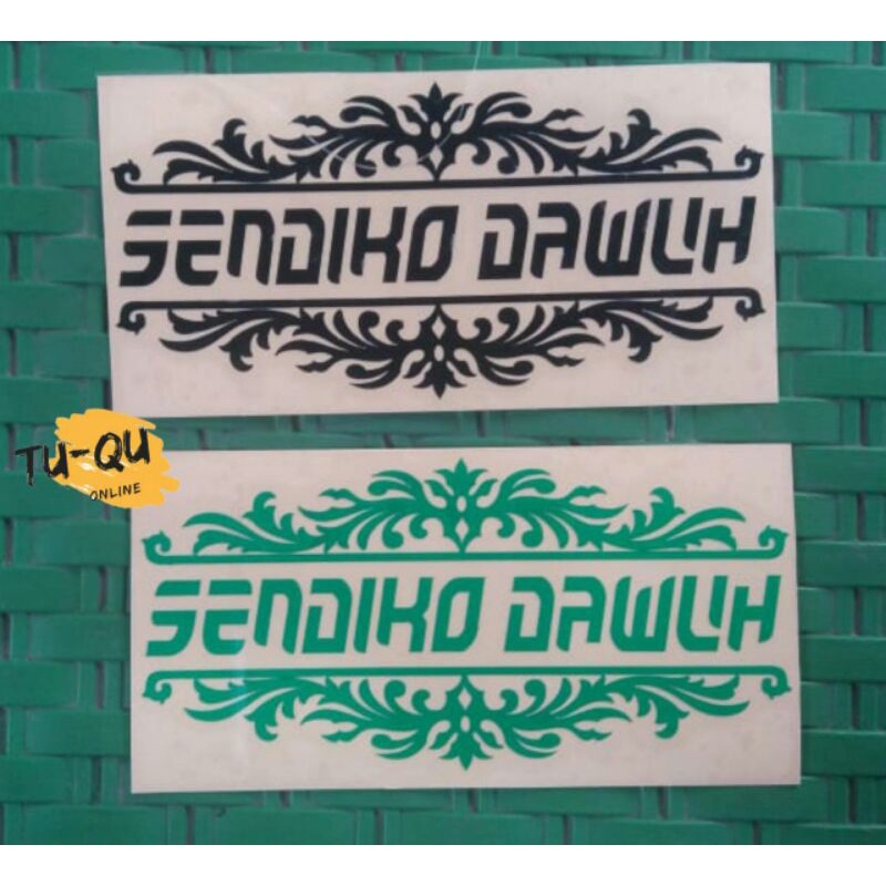 Stiker sendiko dawuh triball