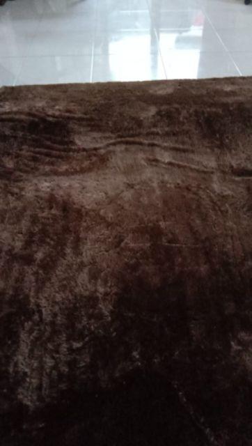 Karpet Bulu Termurah Ukuran 200x150 Tebal Keseluruhan 6.5cm