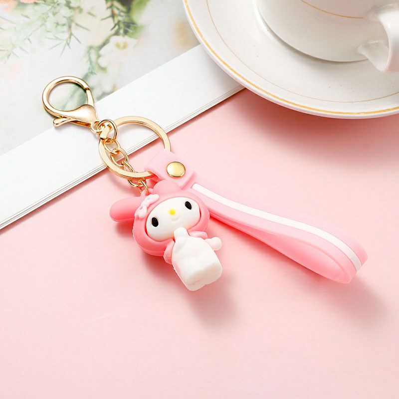 GANCI KARAKTER KARTUN BONEKA PVC | GANTUNGAN KUNCI MOTOR MOBIL GANTUNGAN TAS LUCU | KEY CHAIN MELODY KEROPI | GANTUNGAN KUNCI KEROPI KUROMI KEYCHAIN GANTONGAN KONCI