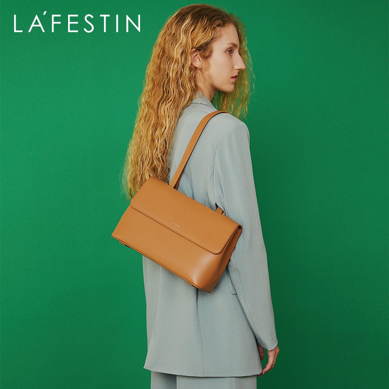 LA FESTIN Designer Top Hollow Design Female 2021 New Fashion One-shoulder Handbag high-quality large