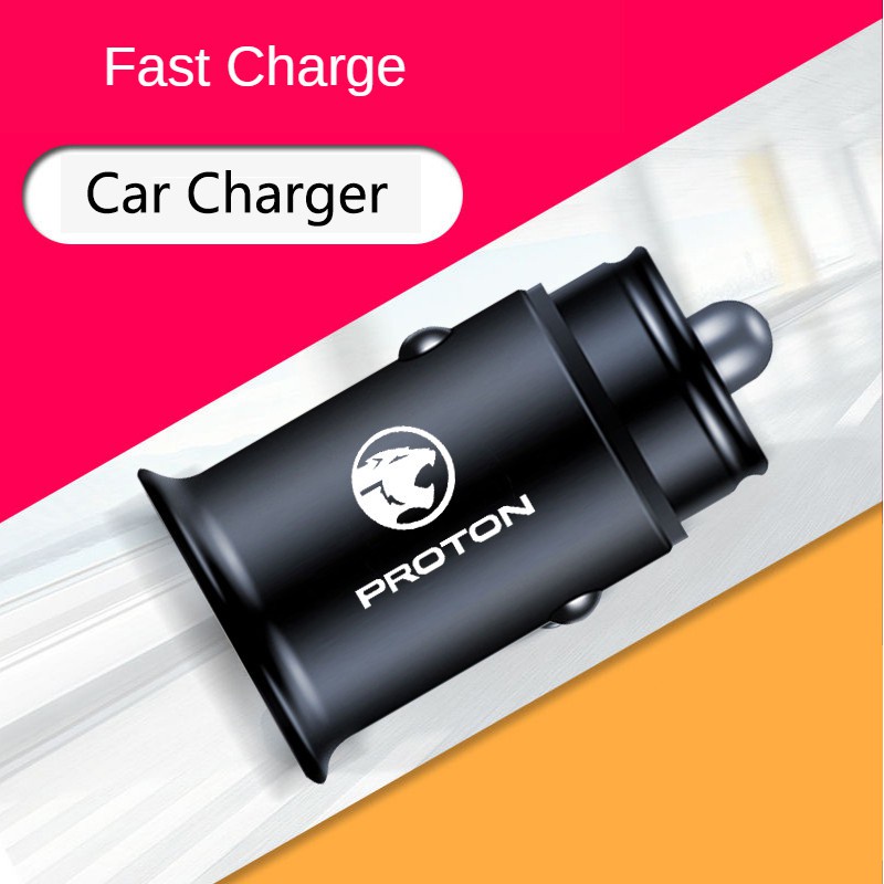 Charger Mobil 4.8A QC4.0 USB Fast Charging Untuk Orang Tua Preve Waja Iswara Saga X70 Iriz Gen2 Saga Flx