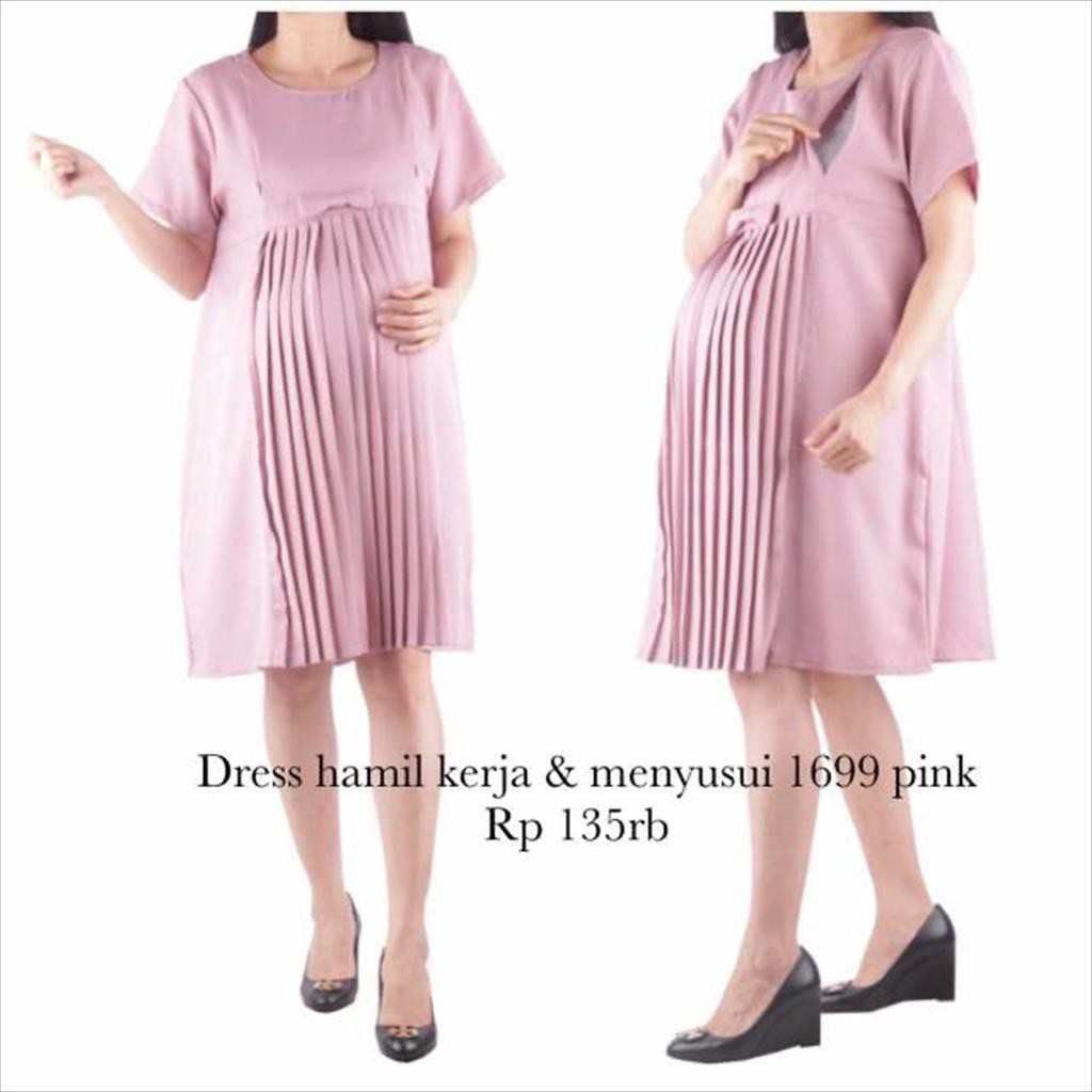 Dress Hamil Kerja &amp; Menyusui  1699