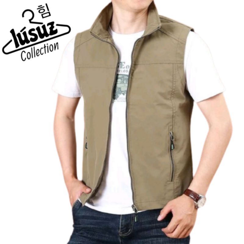 Rompi pria/ Rompi keren / Vest Pria / Rompi Lapangan/ Rompi jeep / Rompi Multifungsi / Rompi outdoor