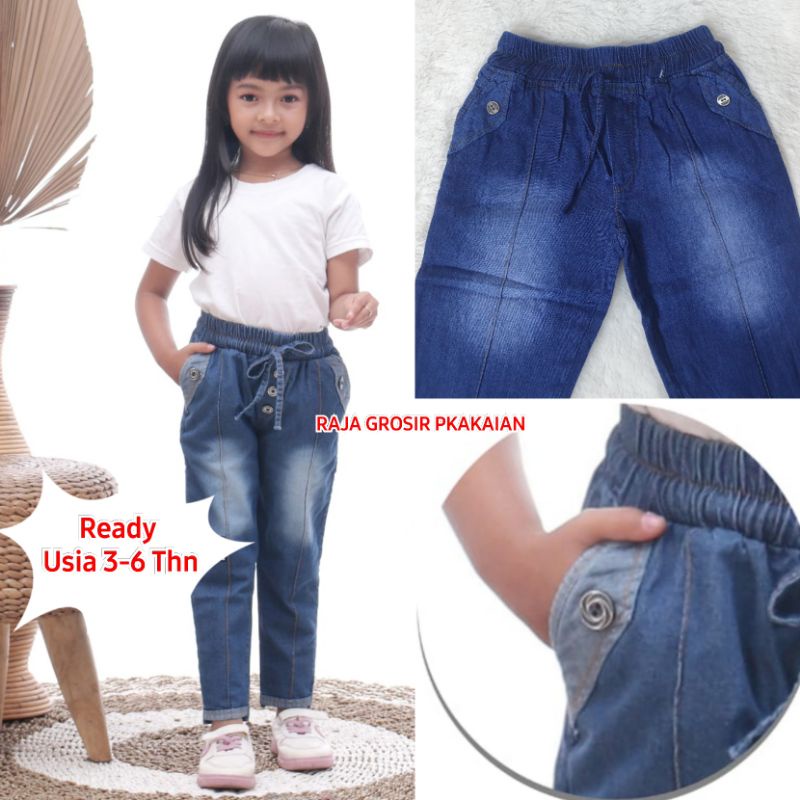 Jy~Celana Baggy Jeans Anak Usia 3-6 Thn / Jeans Premium