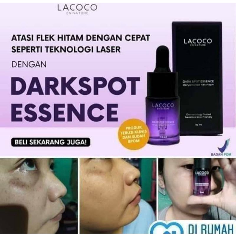 Lacoco Dark Spot Essence Anti Flek Nasa## Serum Flek hitam ampuh