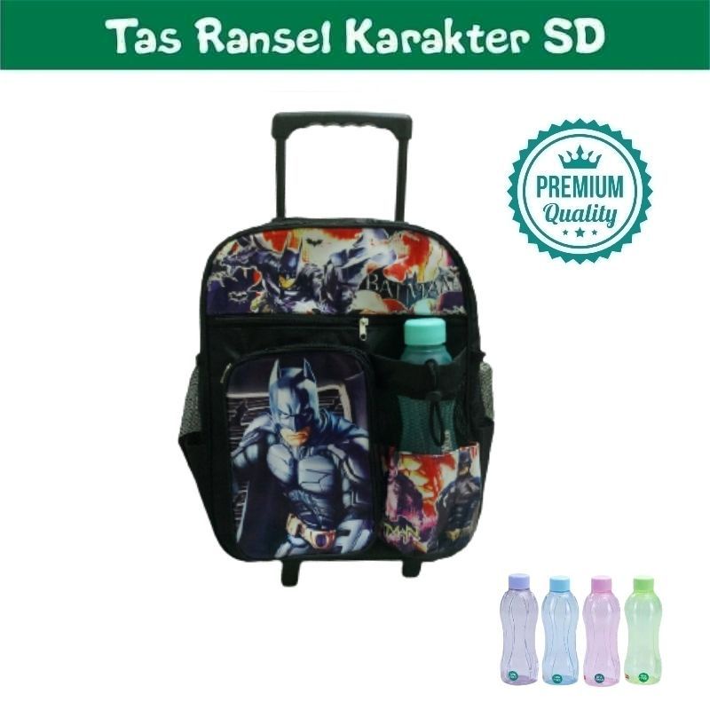 Tas troli Boboi anak tas roda anak Boboiboy