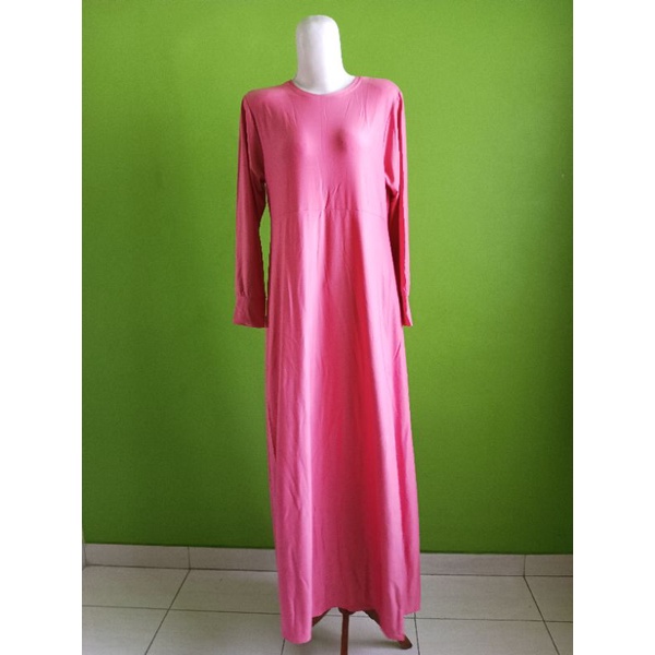 gamis panjang polos