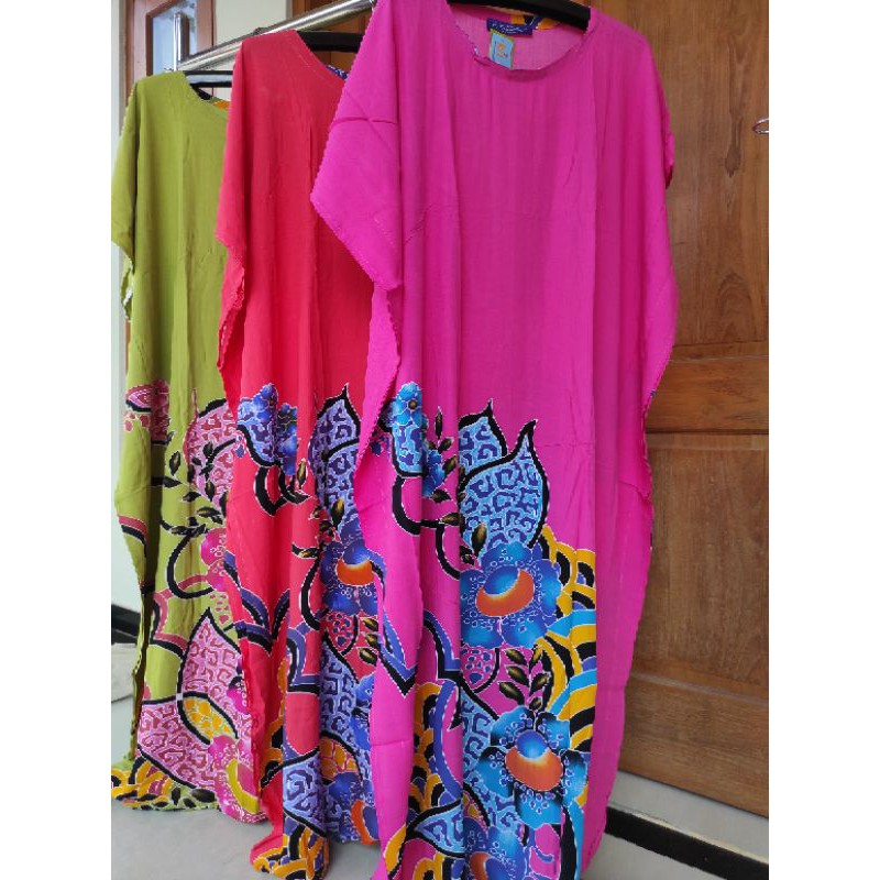 Daster Kencono Ungu Label Biru