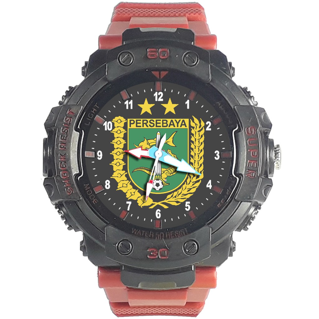 Jam Tangan  PERSEBAYA MOTIF 5 Bagus