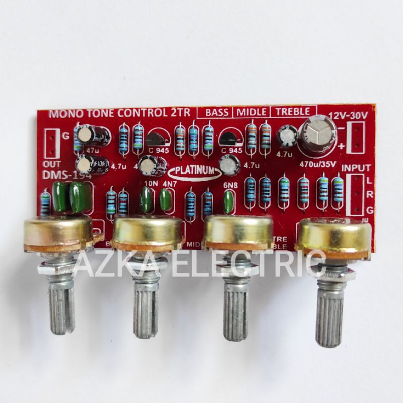 Kit Tone Control Mono Middle 12V DC DMS 194