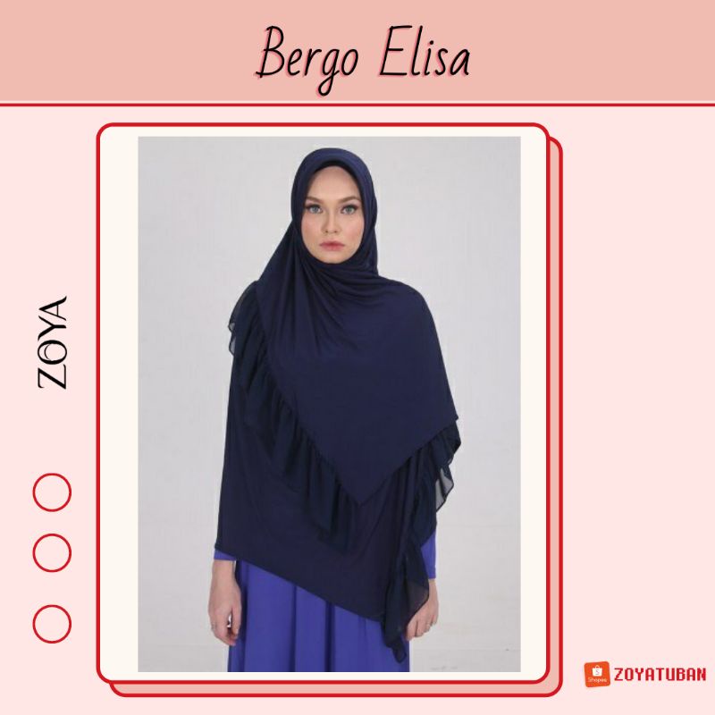 Zoya Bergo Elisa Hijab Instan