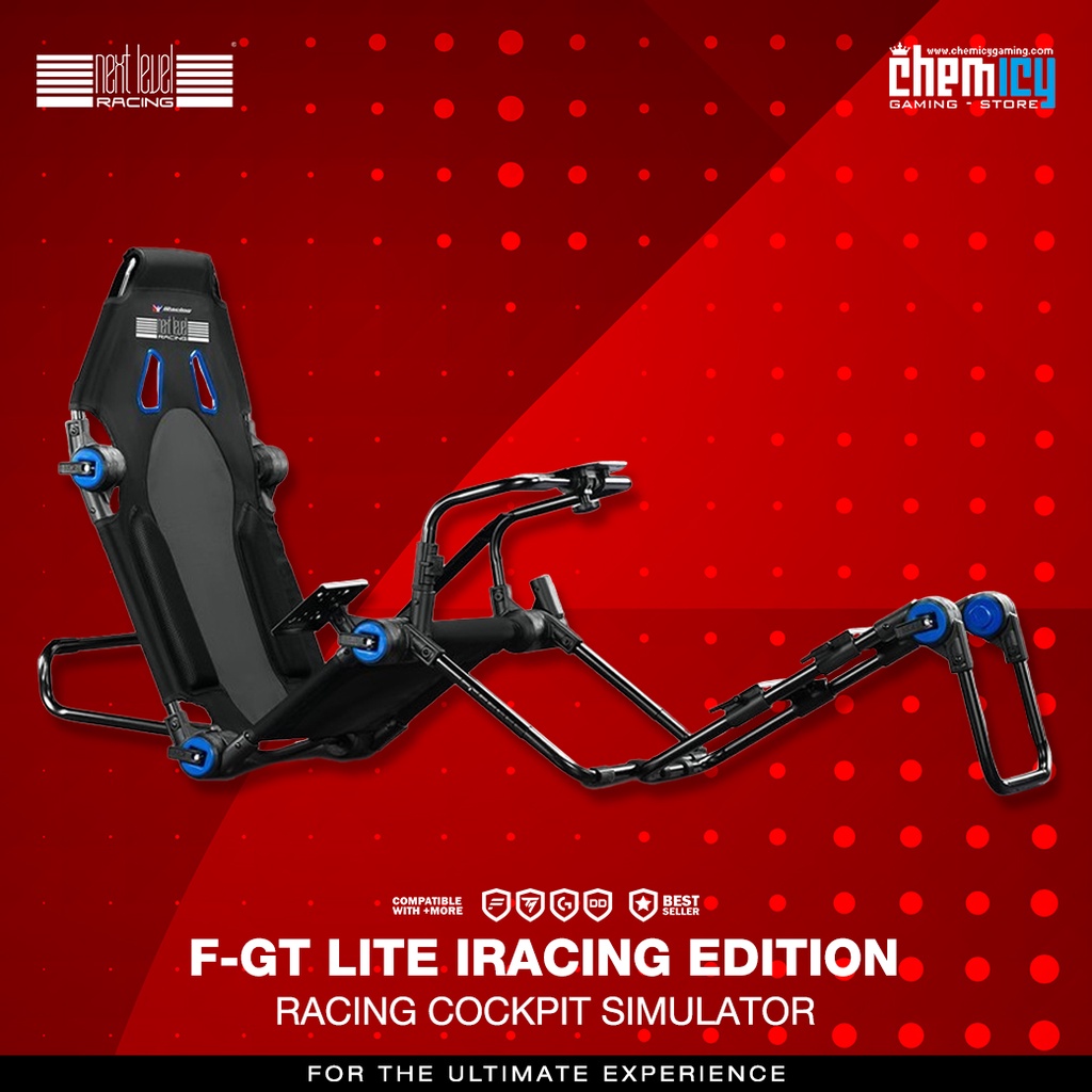 Next Level Racing S025 F-GT Lite iRacing Edition Simulator Cockpit