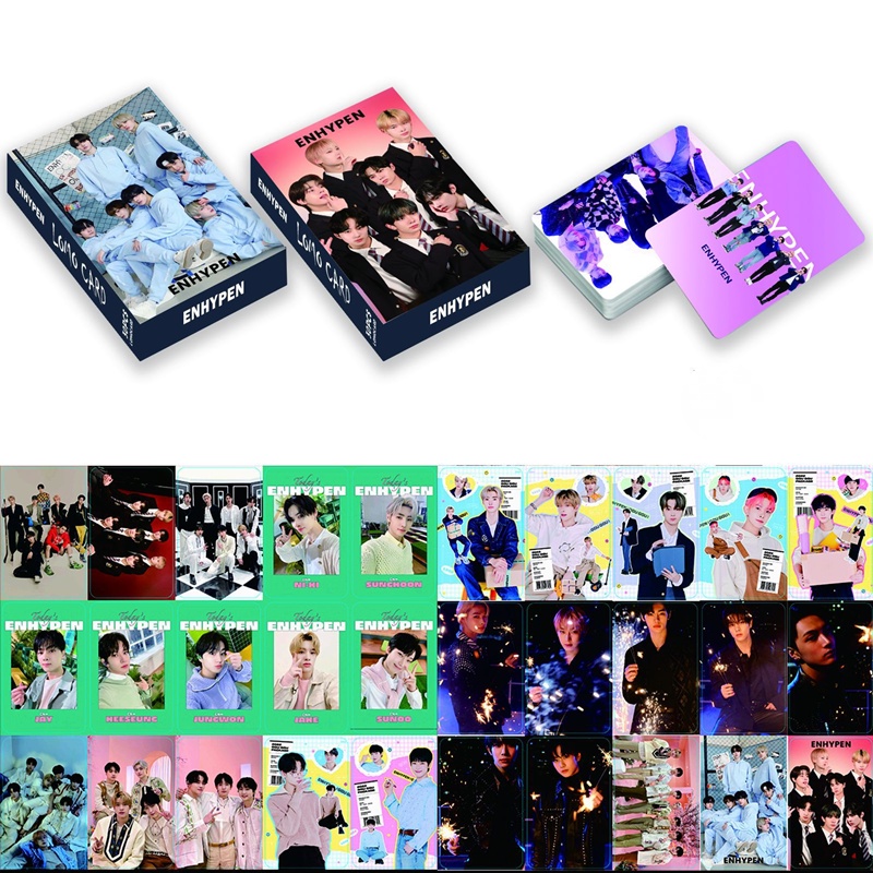 30pcs / Kotak Kartu Foto LOMO Album ENHYPEN