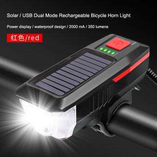 solar usb bicycle light