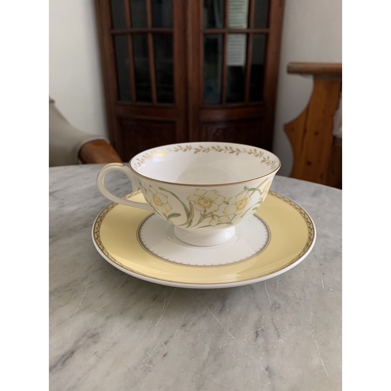 

Narumi Tea Cup and Saucer - Yellow Vitality