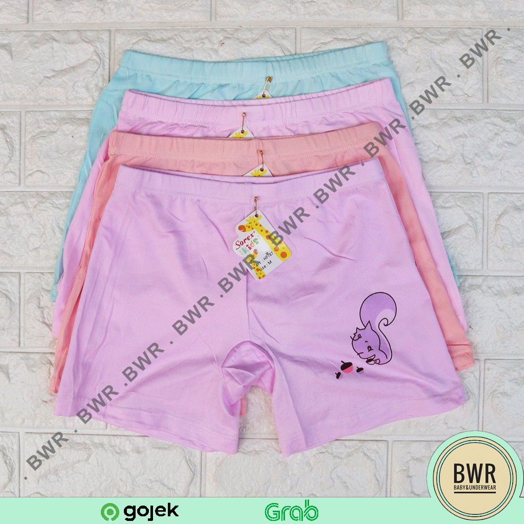 CD Boxer Sorex HP 787 -1 / Celana Dalam Boxer Anak Perempuan Motif | Bwr