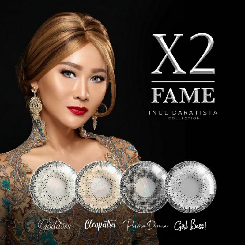 Softlens X2 FAME INUL DARATISTA 14.5 MM / Softlen Soflen Warna Normal