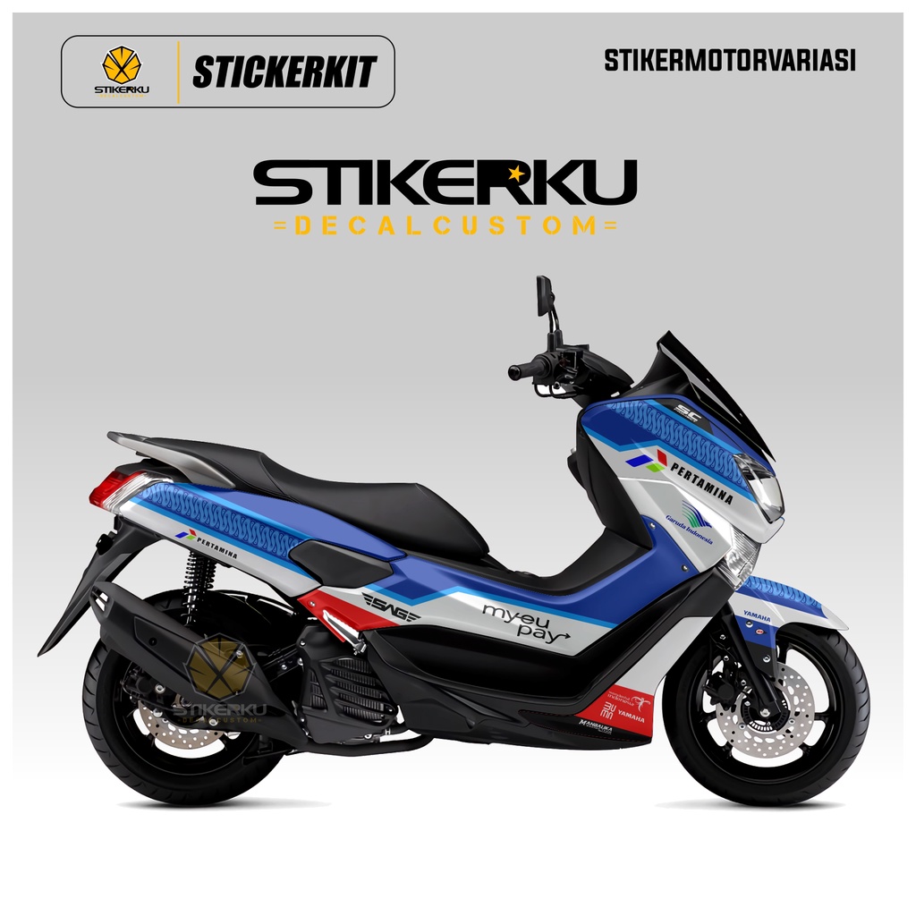 DECAL STICKER NMAX FULLBODY / LAMA / STIKER / STRIPING / DESIGN CUSTOM / NMAX / MANDALIKA