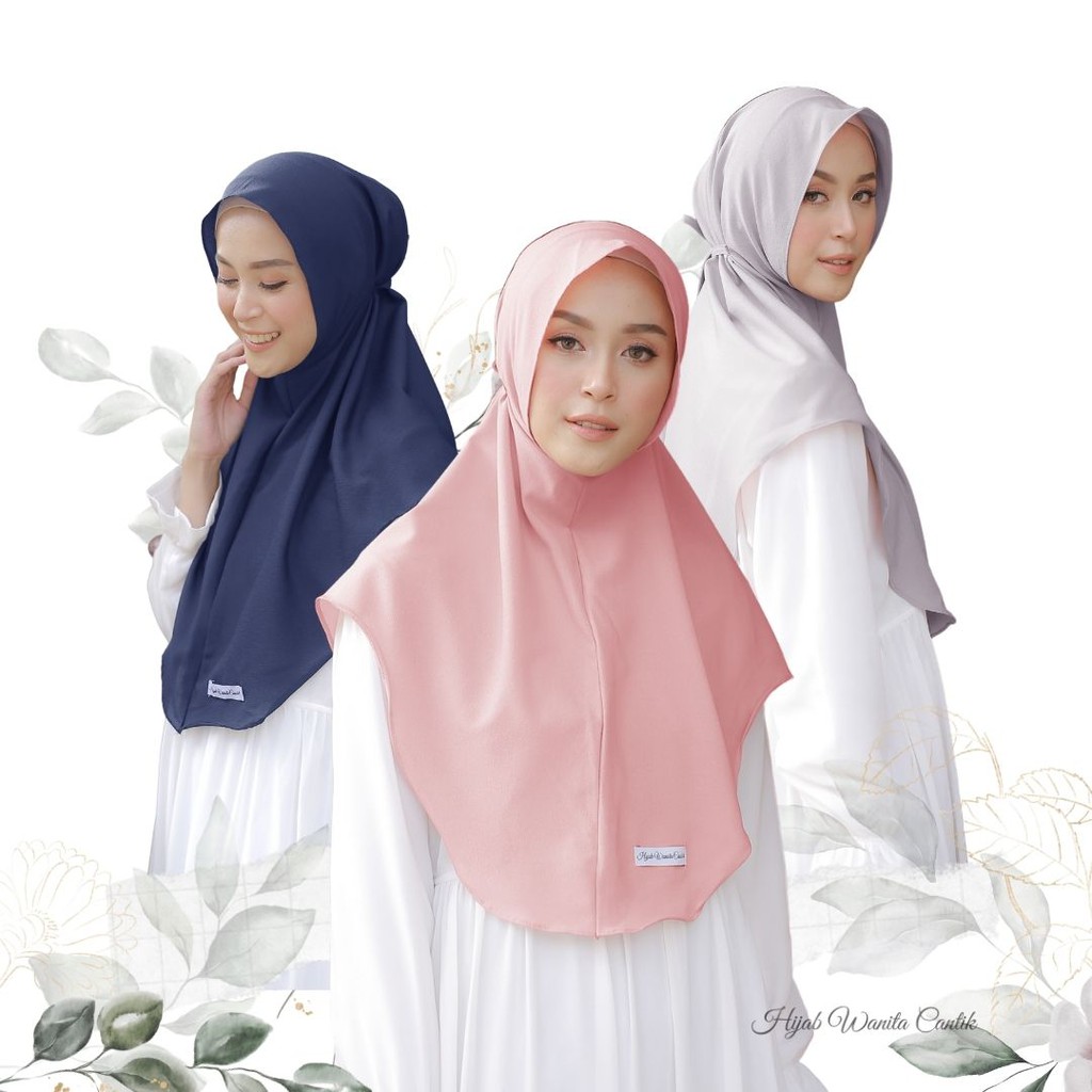 Hijabwanitacantik - Hijab Instan Baiti Bergo | Jilbab Instan Polos