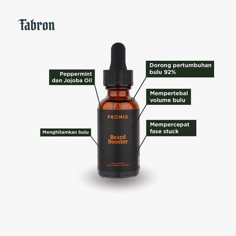 PEOMIX BEARD BOOSTER 100% ORIGINAL