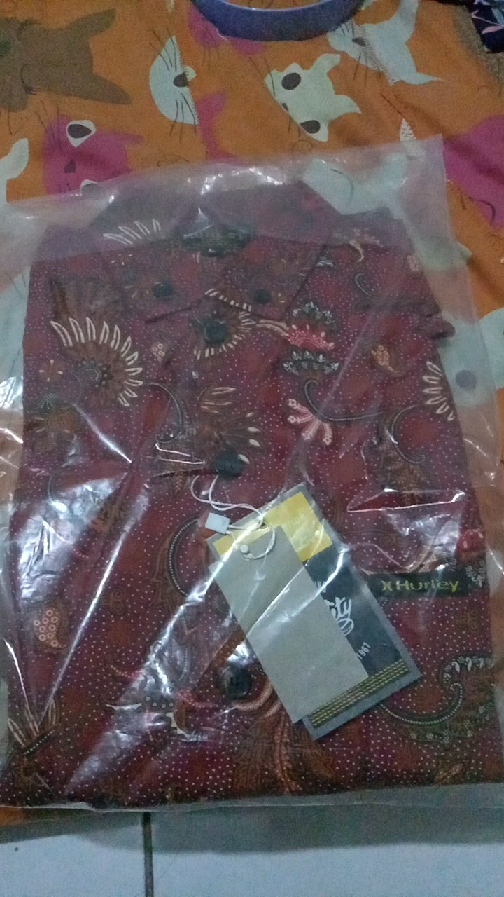 Kemeja Batik Pria Lengan Pendek Dan Lengan Panjang  Premium Bahan 40s Kemeja Dewasa