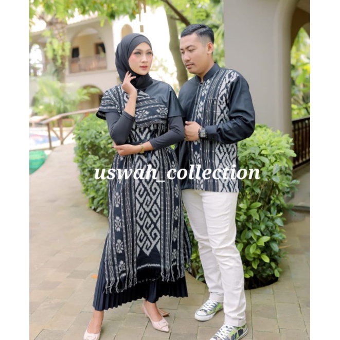 Baju tenun couple - Baju tenun - Couple tenun - dress aurora - dress tenun