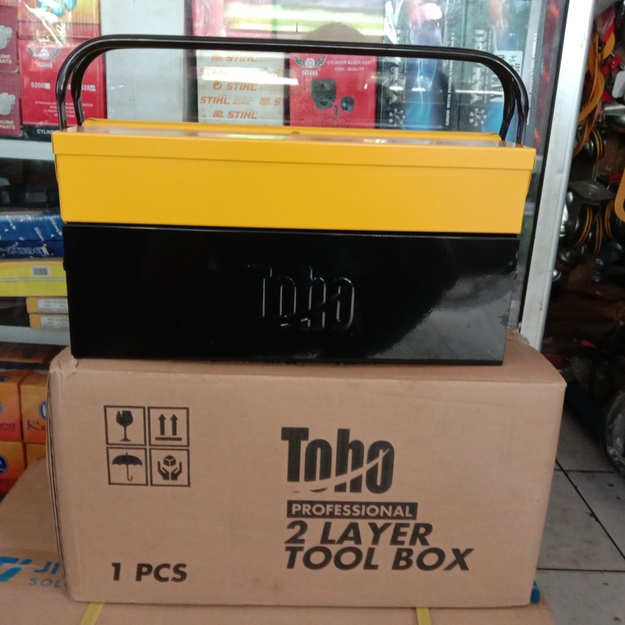 Toho Tools Box 2 Layer/Tempat peralatan Handtools Toho