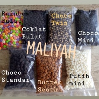 

250 gram chocochip chip bahan hiasan kue cokelat
