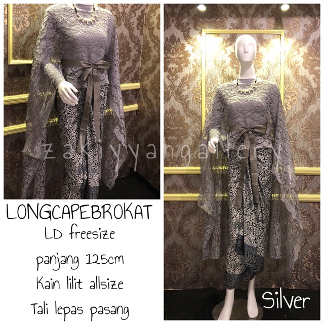 LONGCAPE BROKAT / KEBAYA MODERN / BAJU KONDANGAN