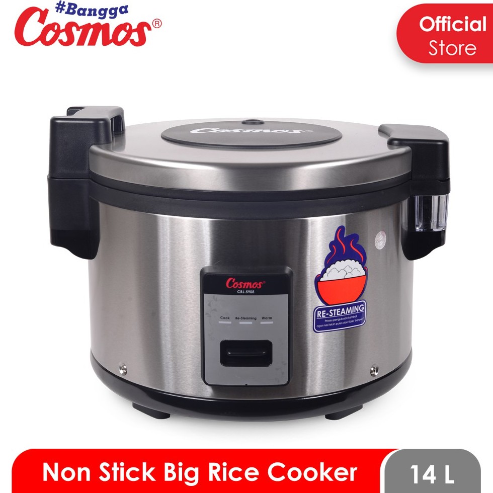 Cosmos CRJ5908 Rice Cooker Jumbo / Magic Com Jumbo 14 Liter