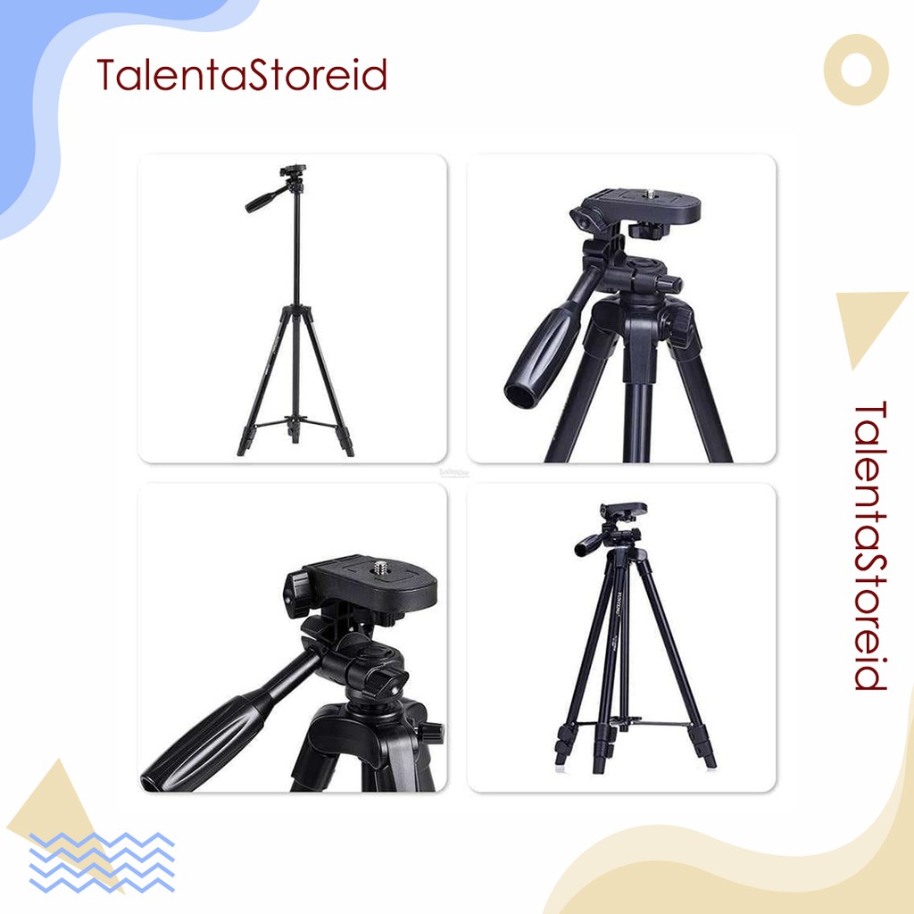 Tongsis Tripod 2 in 1 Yunteng VCT-5208 Remote Shutter Bluetooth